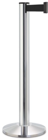 Chrome Retractable Stanchions